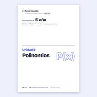 5to año (4to CABA) · Unidad 2: Polinomios