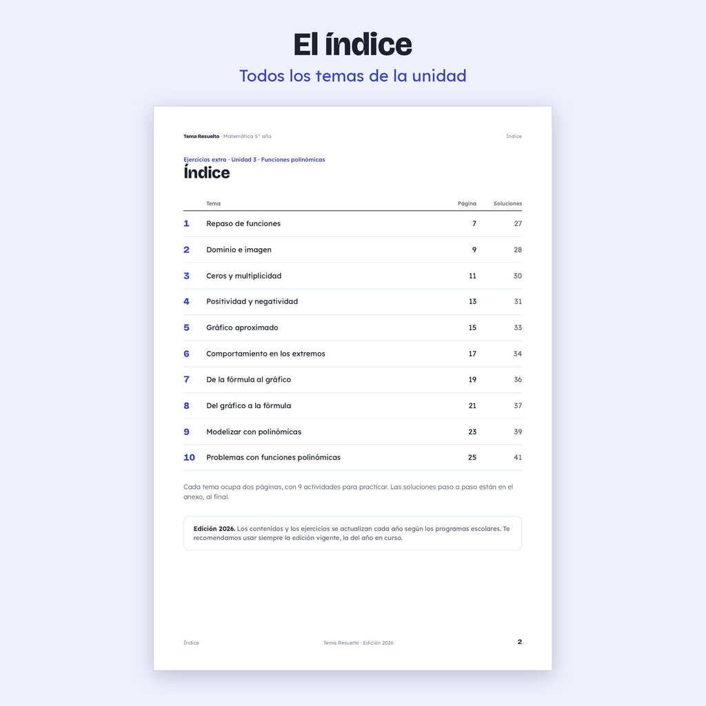 5to año (4to CABA) · Unidad 3: Ejercicios extra