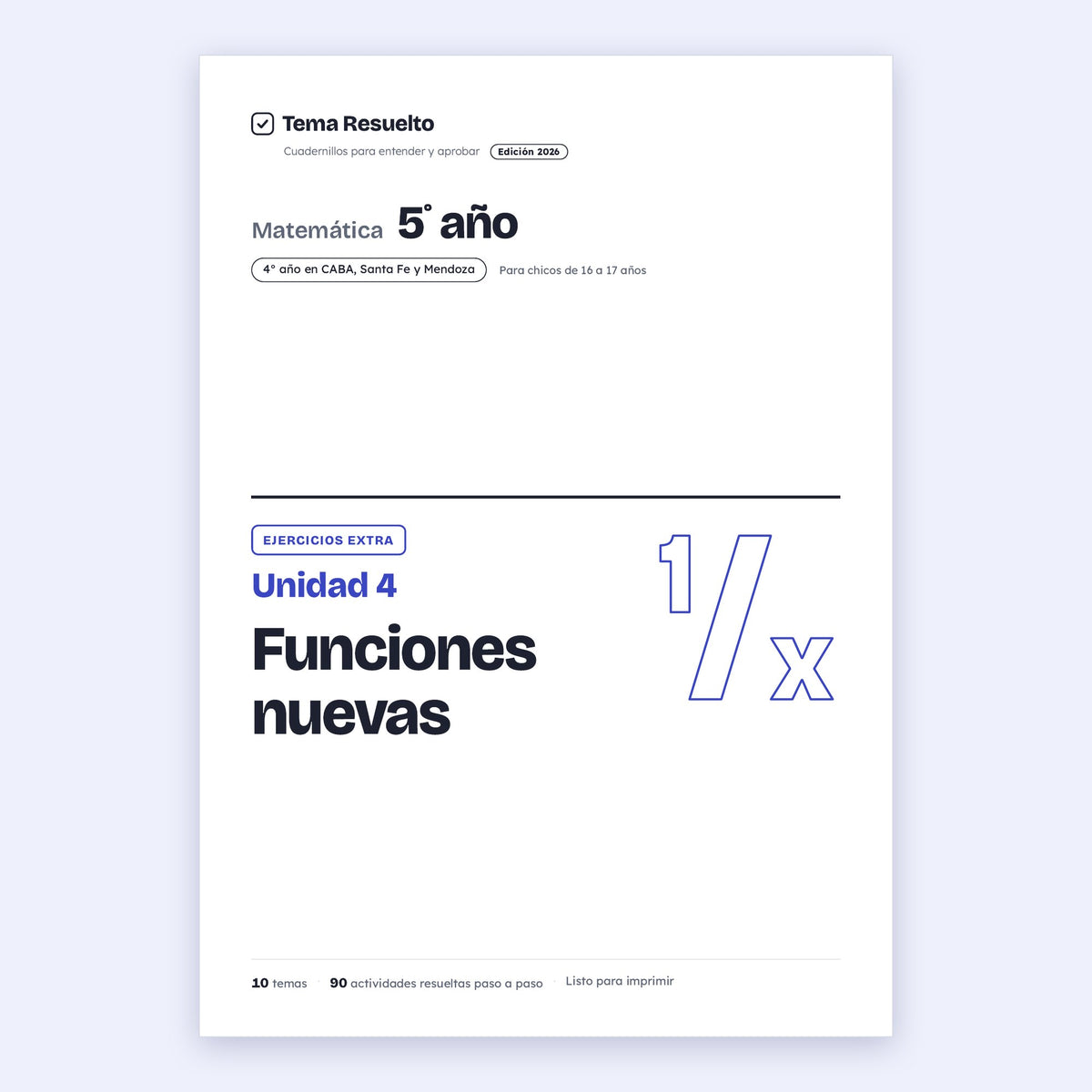 5to año (4to CABA) · Unidad 4: Ejercicios extra