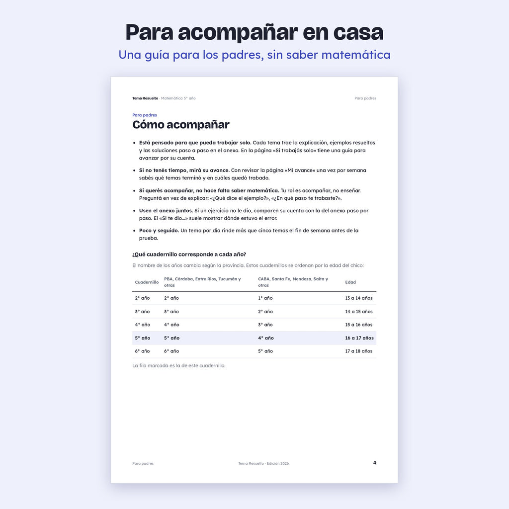 5to año (4to CABA) · Unidad 5: Exponencial y logaritmo
