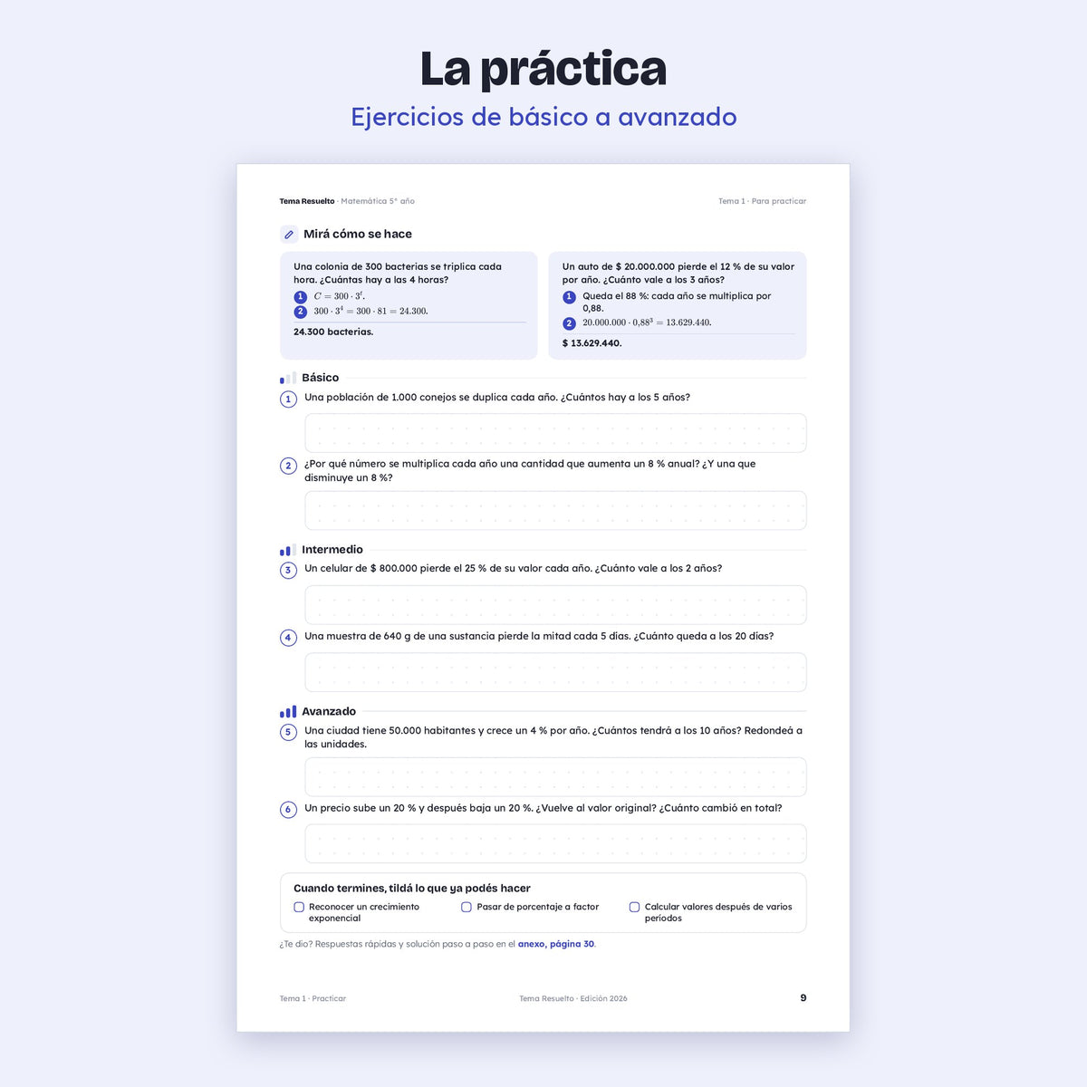 5to año (4to CABA) · Unidad 5: Exponencial y logaritmo