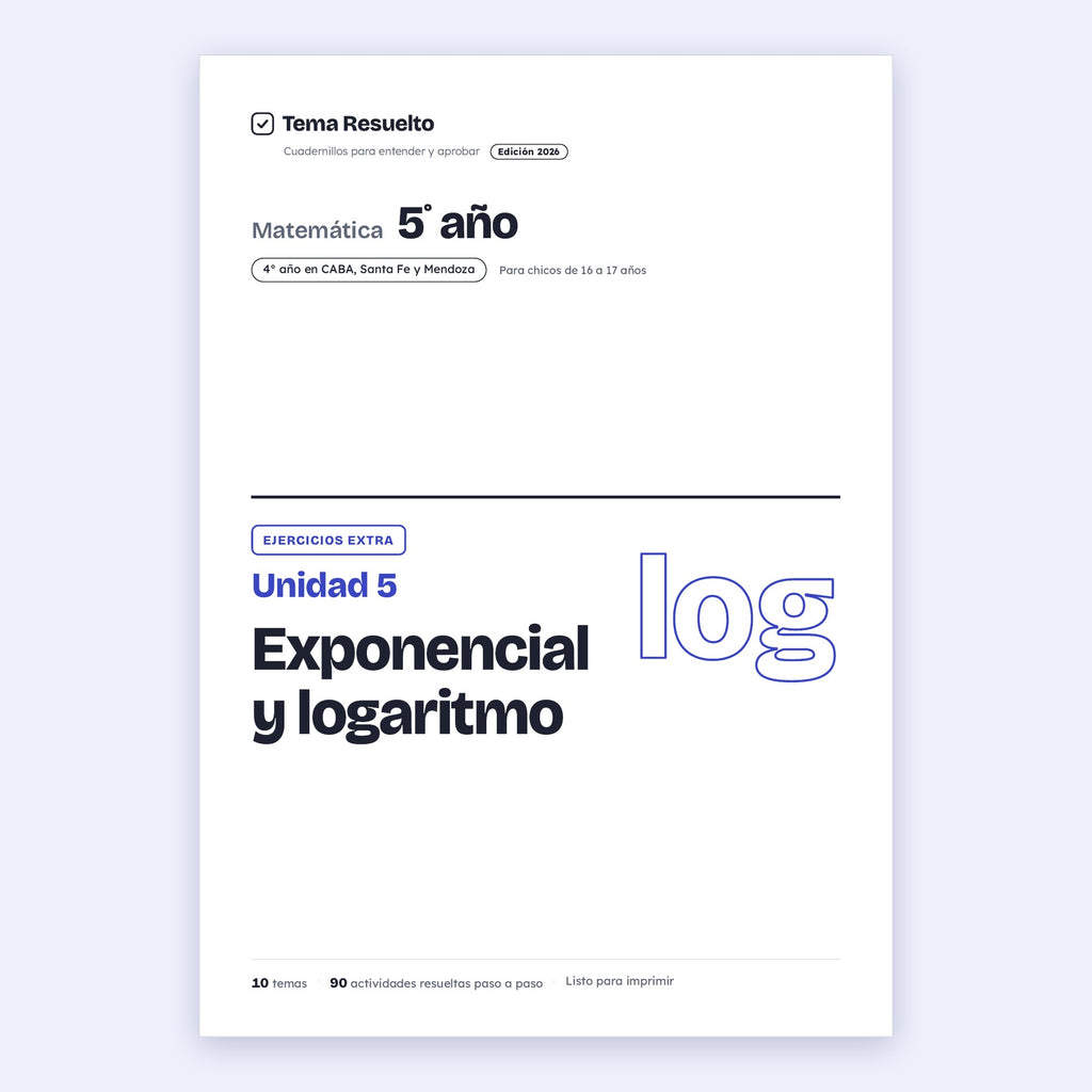 5to año (4to CABA) · Unidad 5: Ejercicios extra