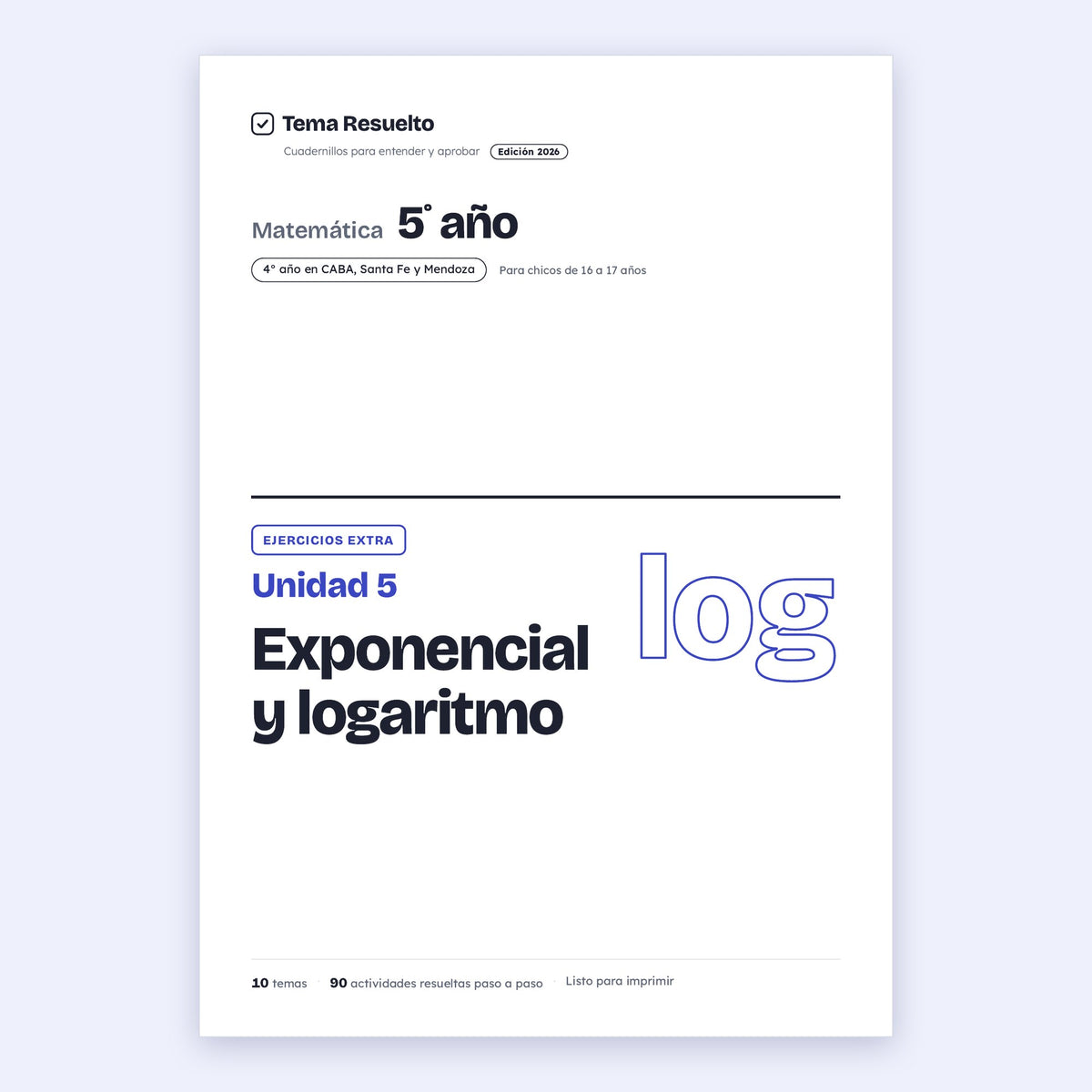 5to año (4to CABA) · Unidad 5: Ejercicios extra