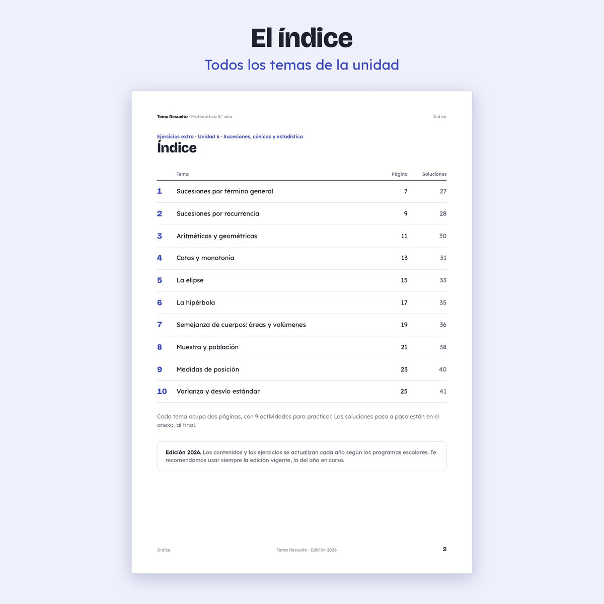 5to año (4to CABA) · Unidad 6: Ejercicios extra
