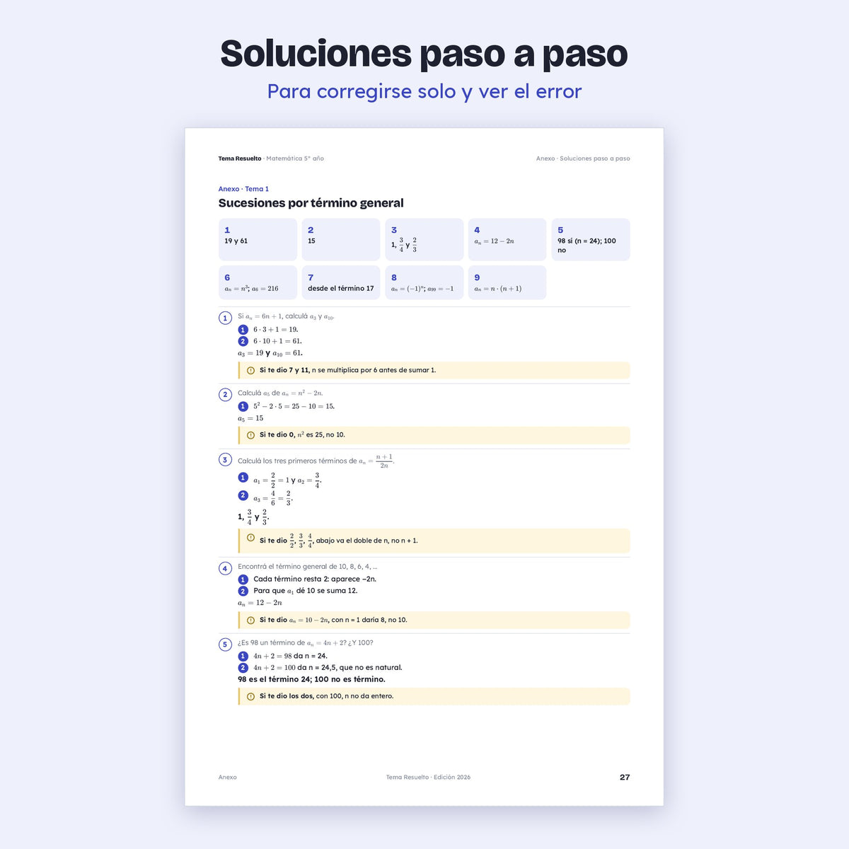 5to año (4to CABA) · Unidad 6: Ejercicios extra
