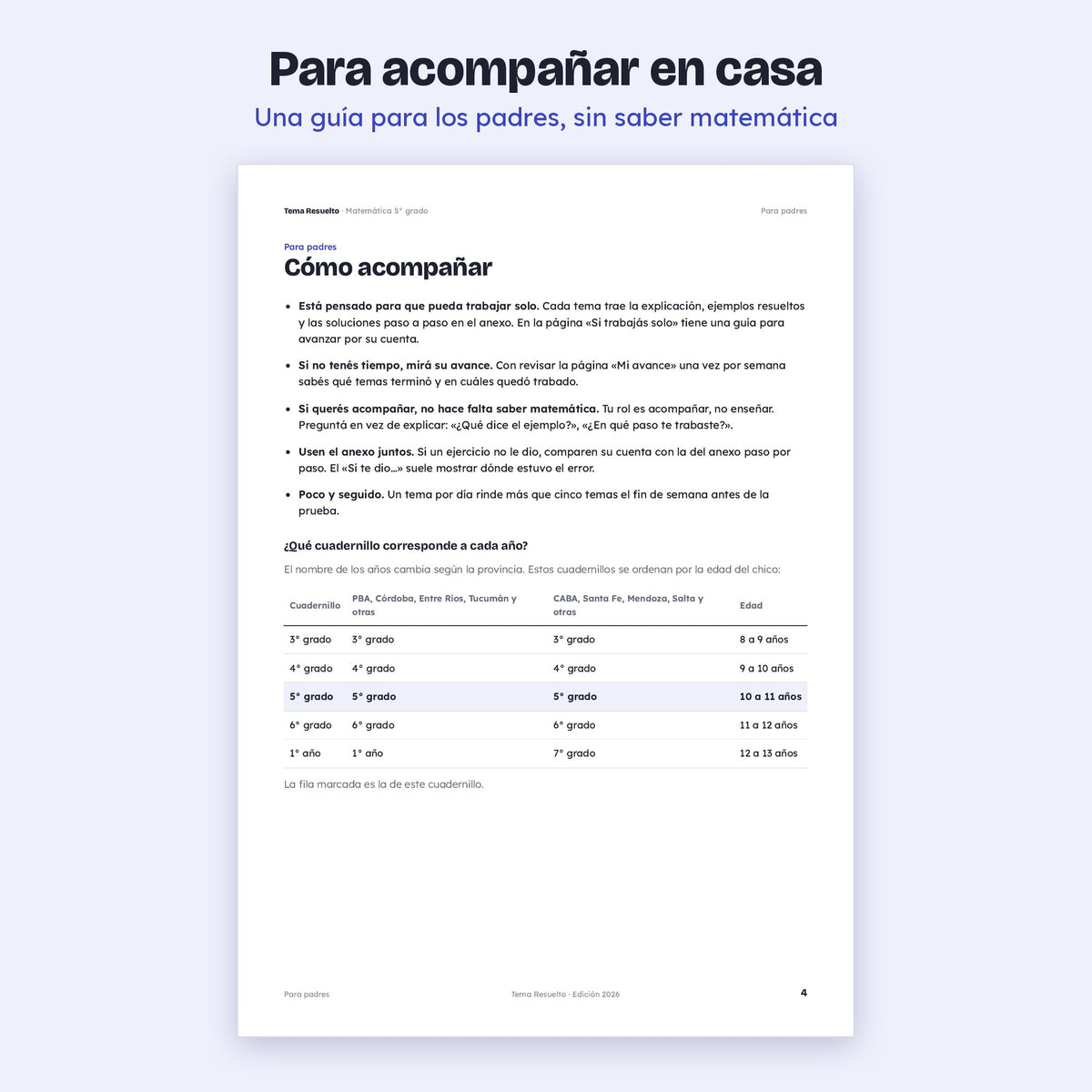5to grado · Unidad 1: Números grandes