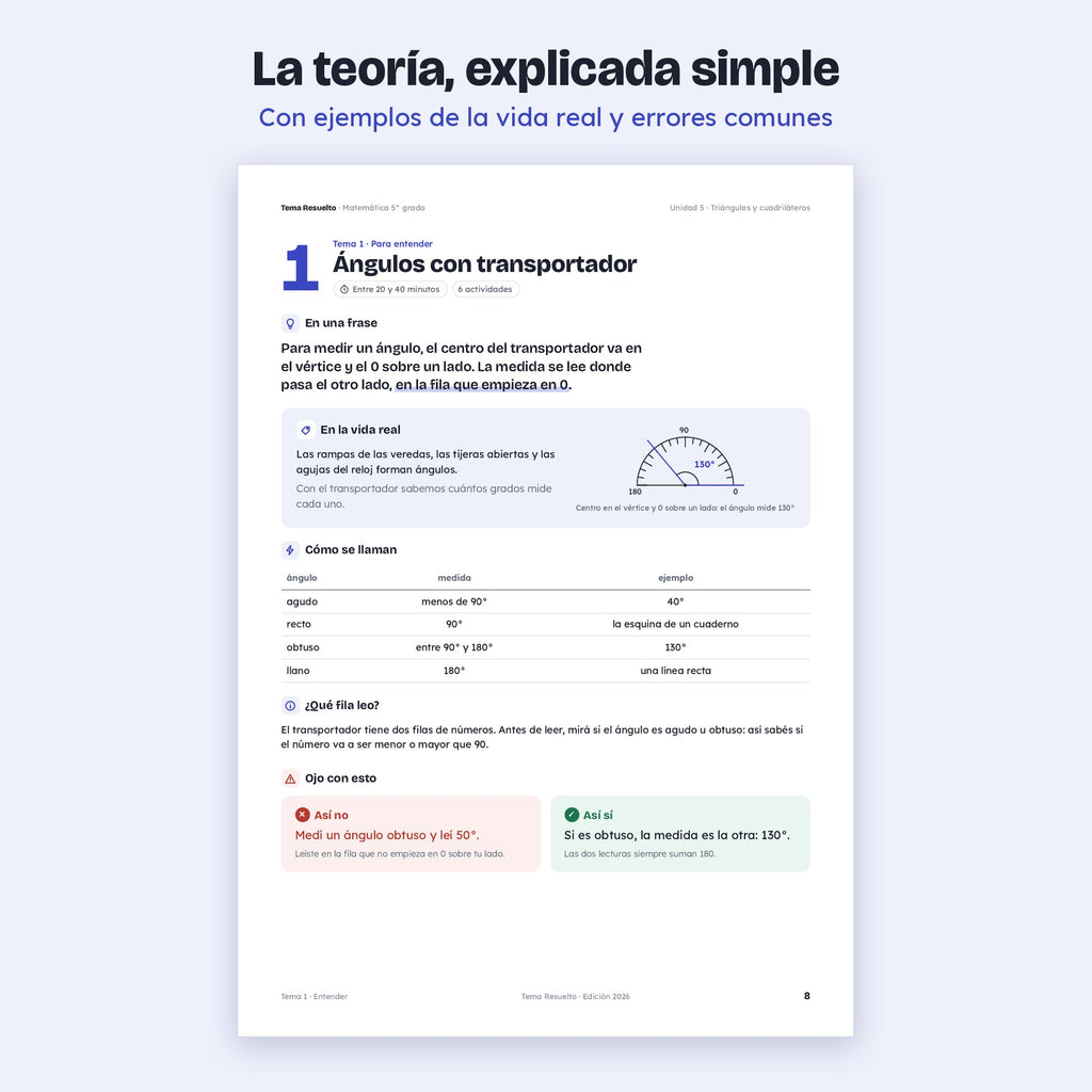 5to grado · Unidad 5: Triángulos y cuadriláteros