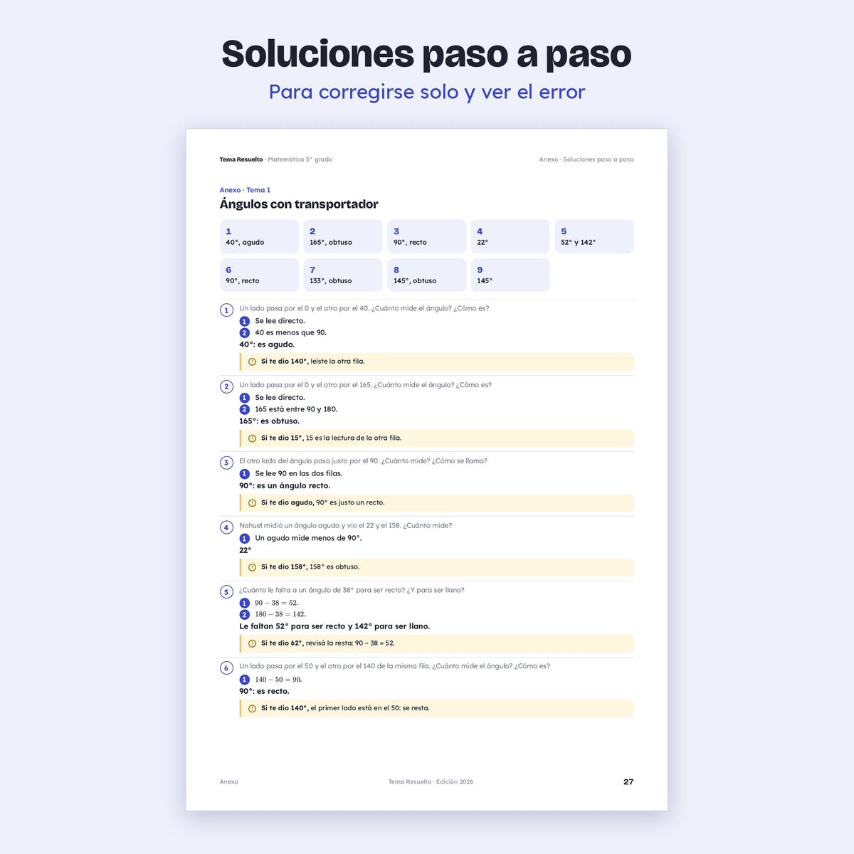 5to grado · Unidad 5: Ejercicios extra
