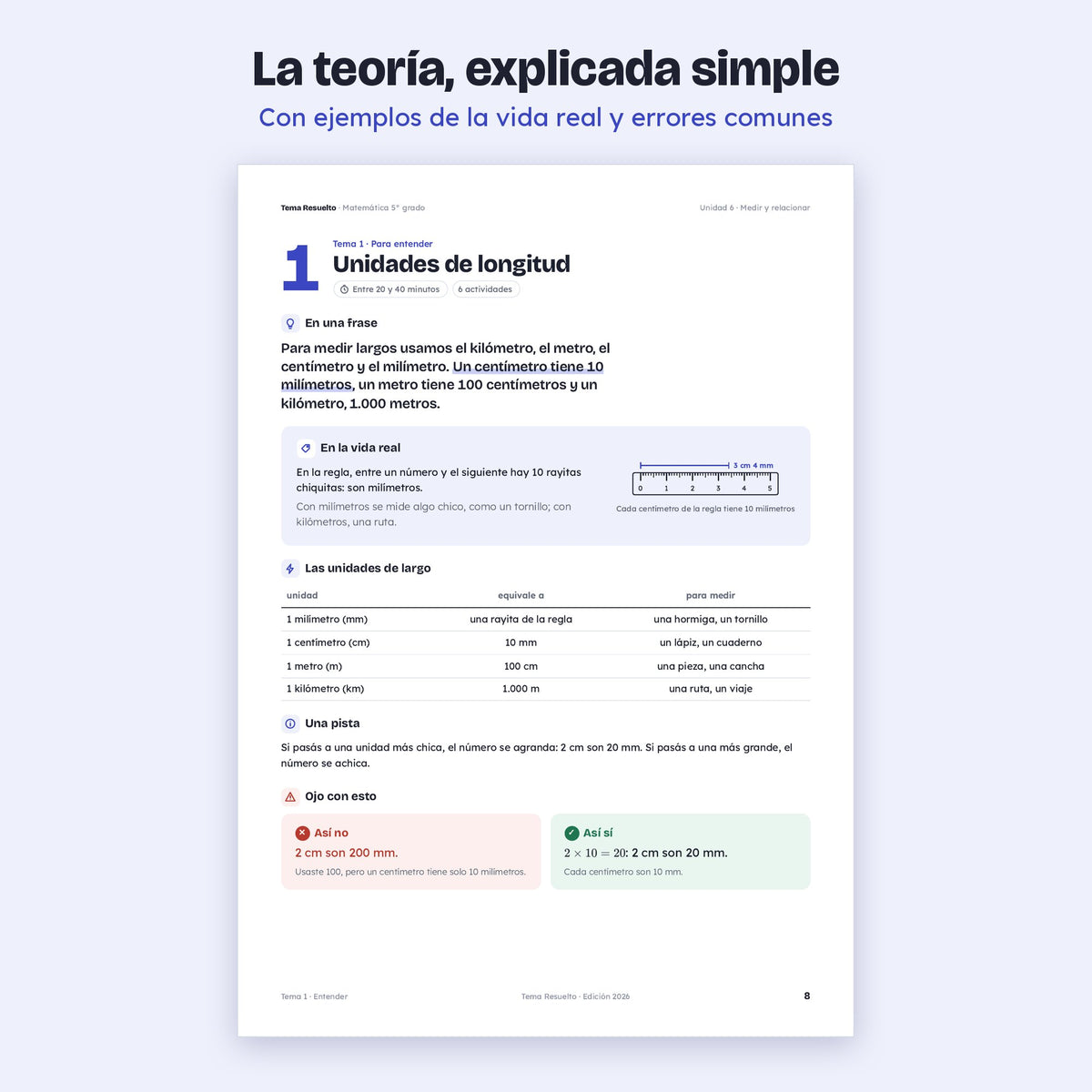 5to grado · Unidad 6: Medida y proporcionalidad