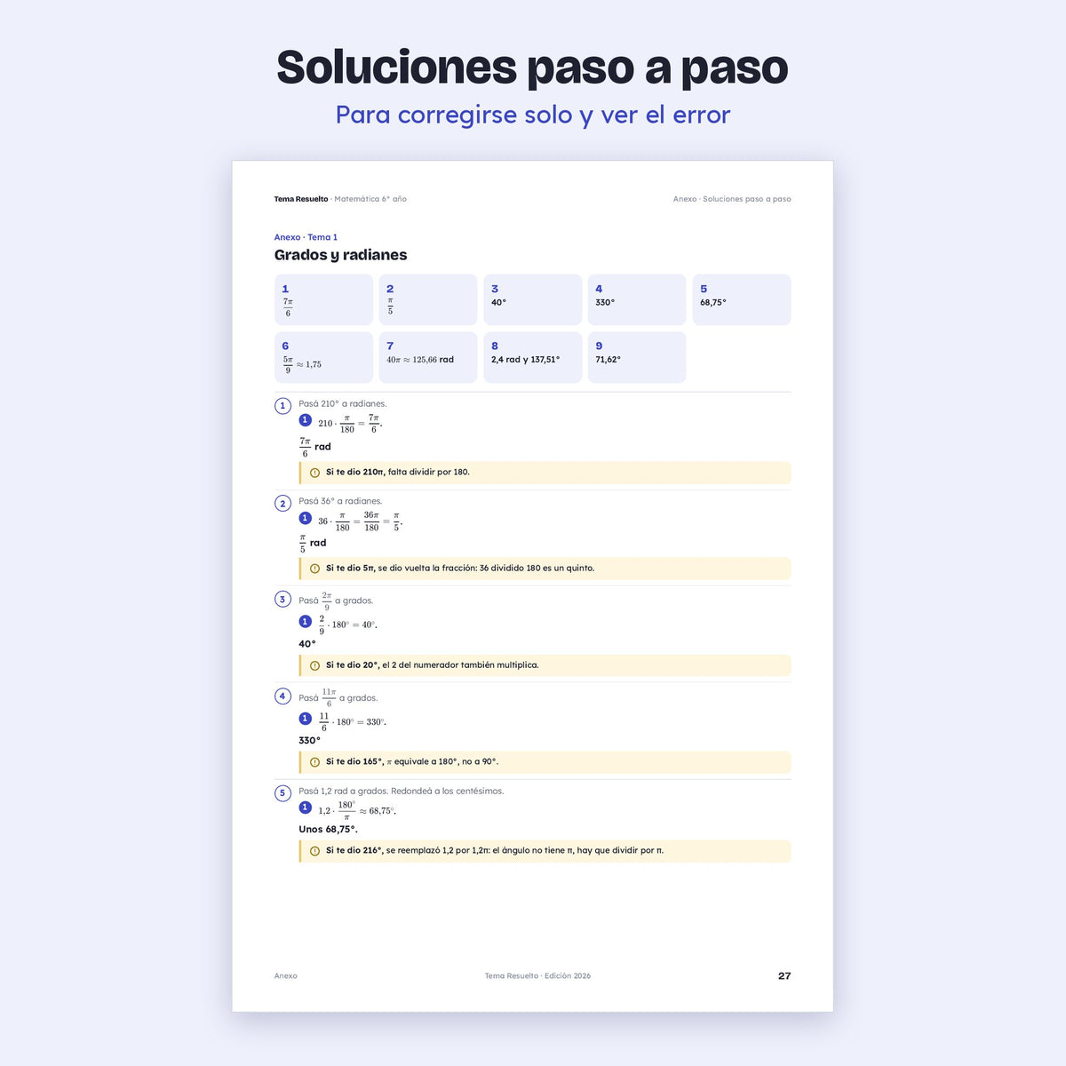 6to año (5to CABA) · Ejercicios extra del año