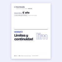 6to año (5to CABA) · Unidad 2: Límites