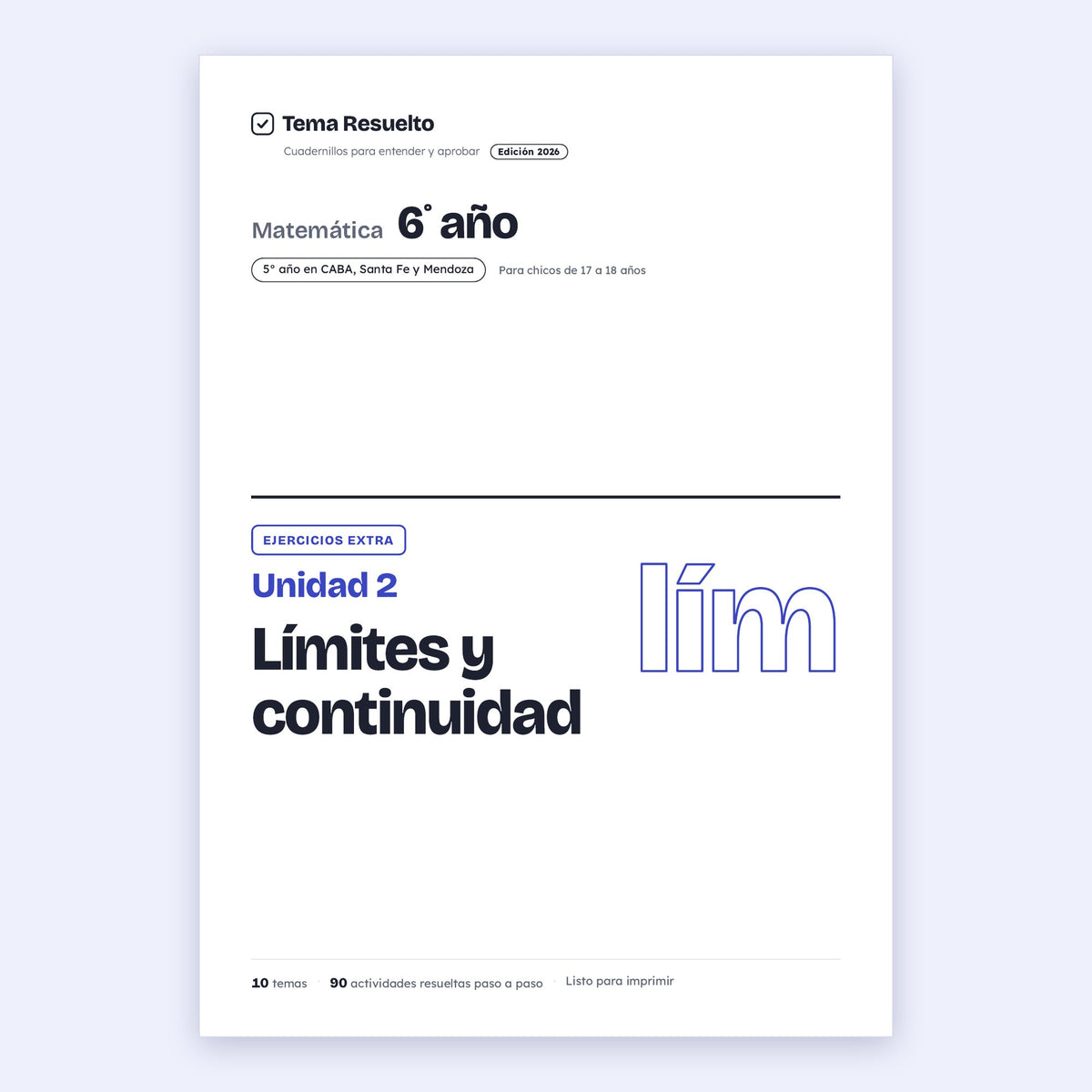6to año (5to CABA) · Unidad 2: Ejercicios extra