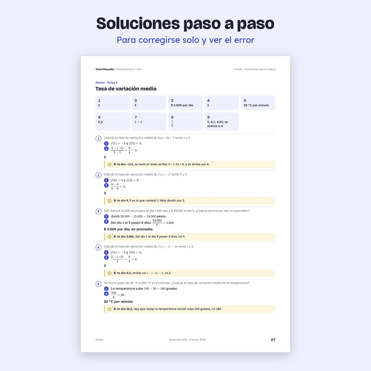 6to año (5to CABA) · Unidad 3: Ejercicios extra