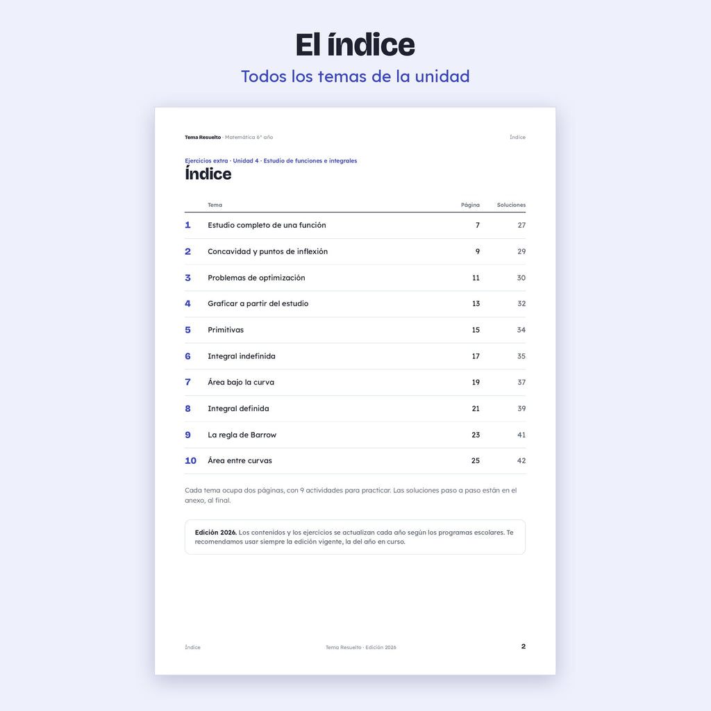6to año (5to CABA) · Unidad 4: Ejercicios extra