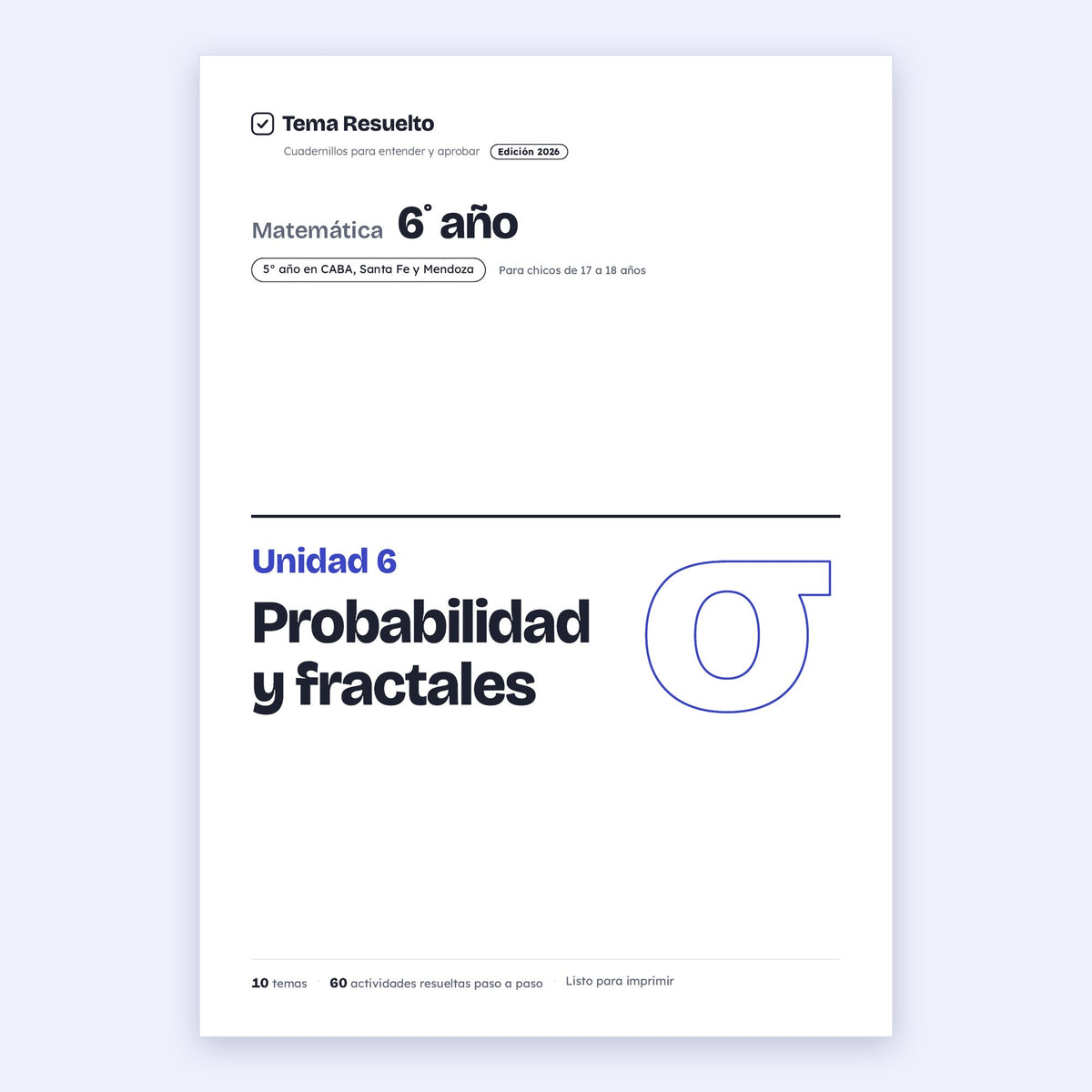 6to año (5to CABA) · Unidad 6: Probabilidad