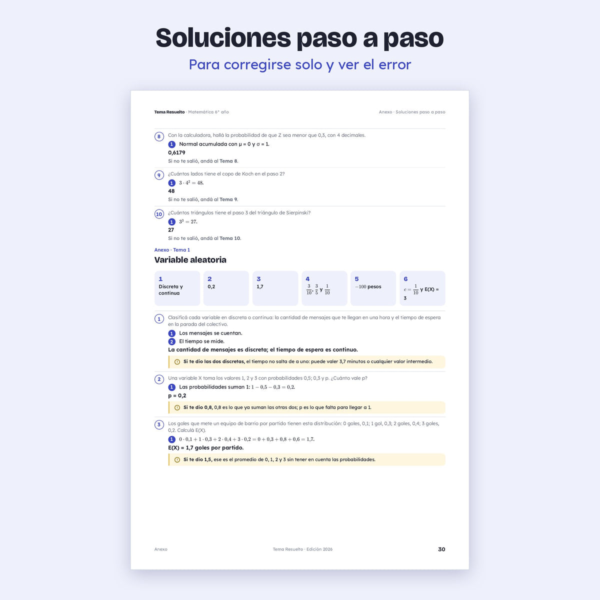 6to año (5to CABA) · Unidad 6: Probabilidad