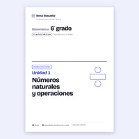 6to grado · Unidad 1: Ejercicios extra – Portada