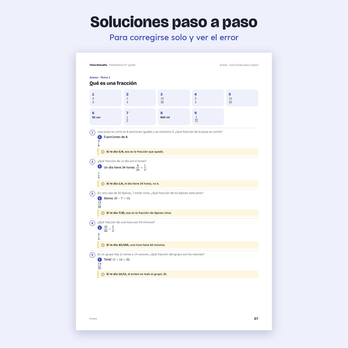 6to grado · Unidad 2: Ejercicios extra – Soluciones paso a paso